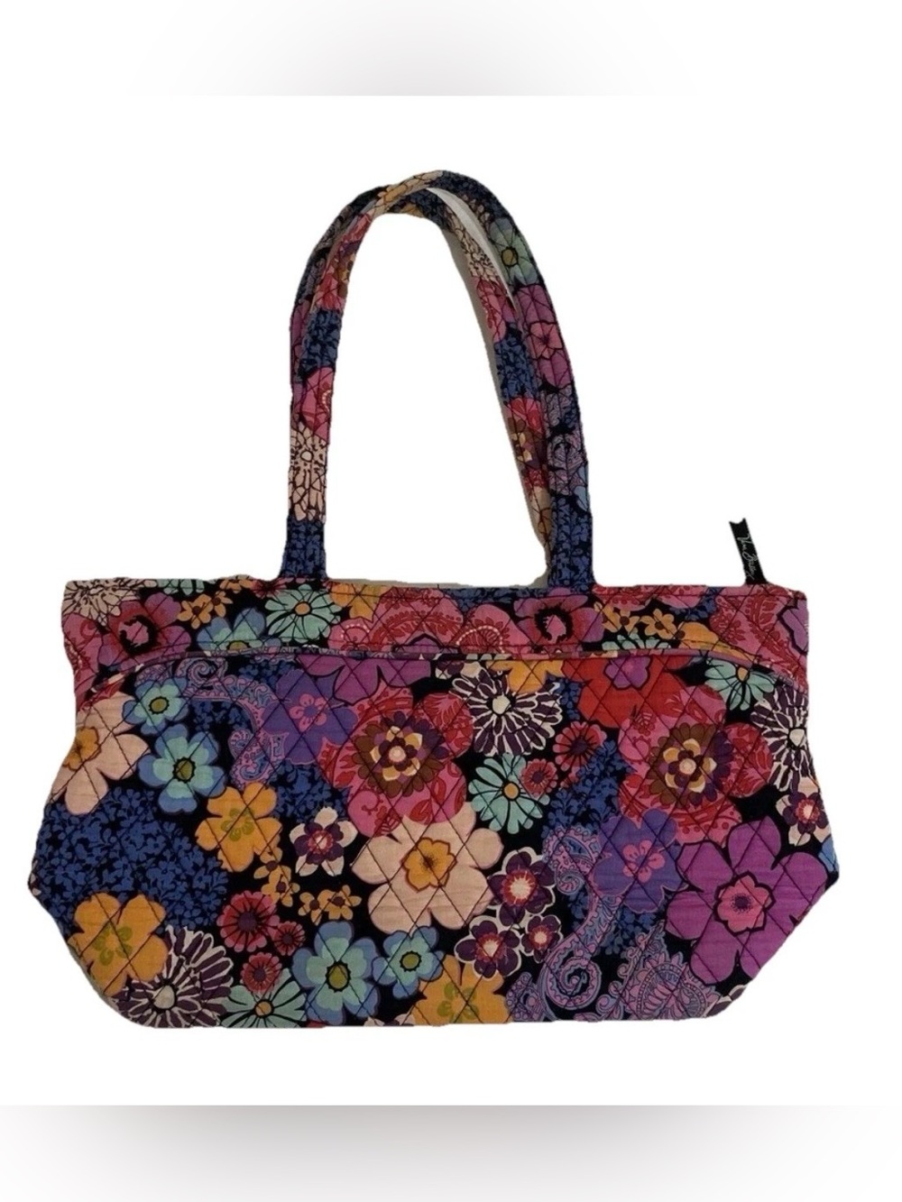 Vera Bradley Quilted Purse Floral Fiesta Multicolor Medium Shoulder Bag